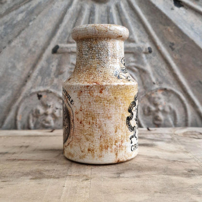 Grey-Poupon mustard pot - large size - Circa 1900