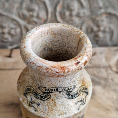 Grey-Poupon mustard pot - large size - Circa 1900