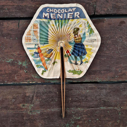 Chocolat Menier promotional fan