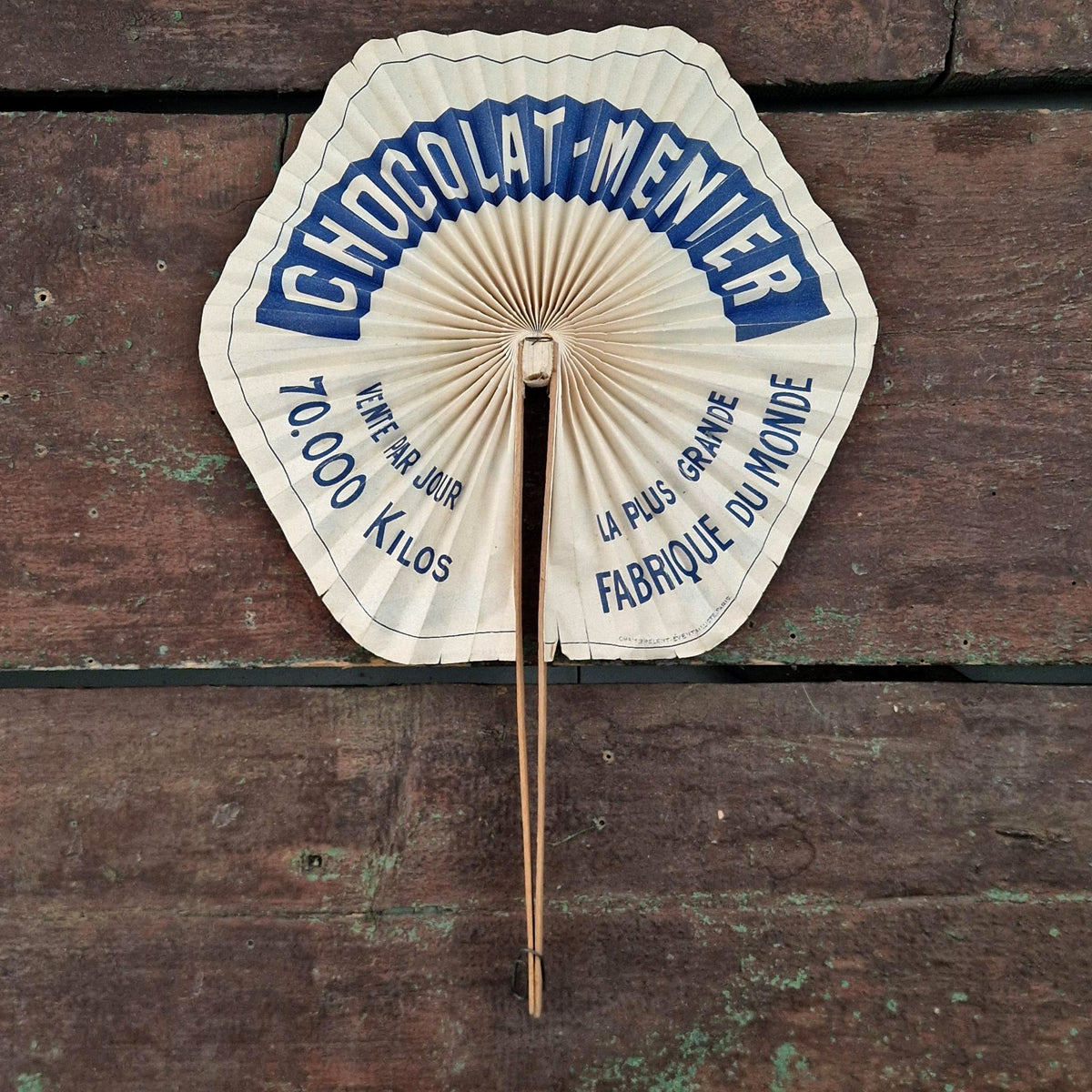 Chocolat Menier promotional fan
