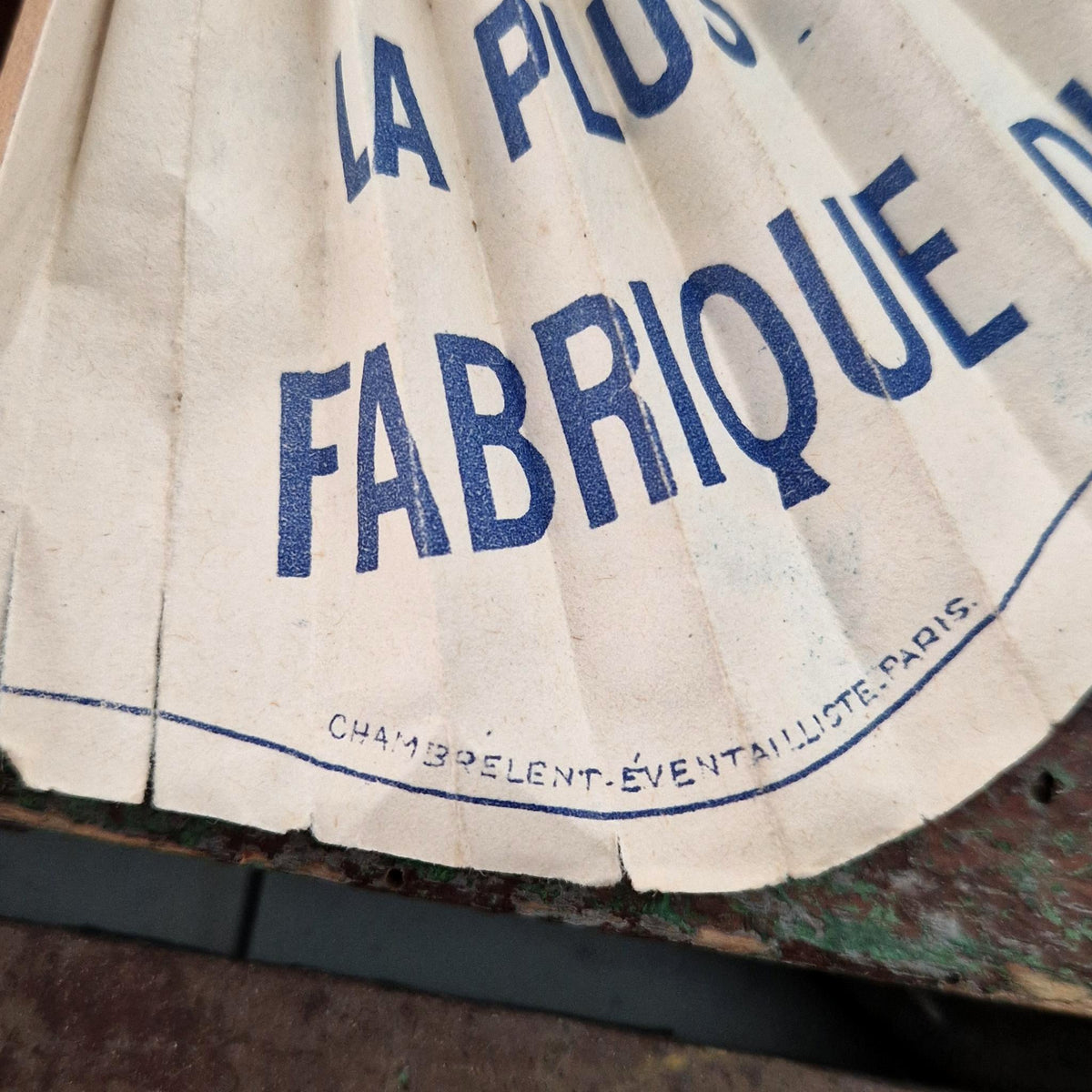 Chocolat Menier promotional fan
