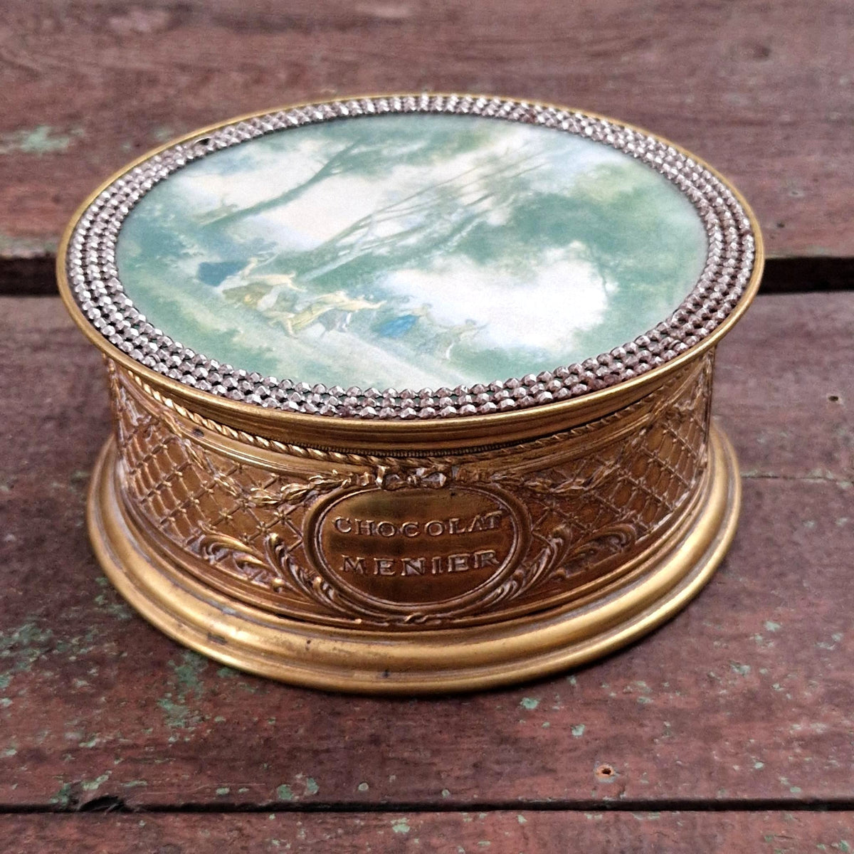 Rare Vintage Menier Chocolate Box - Louis XVI Style