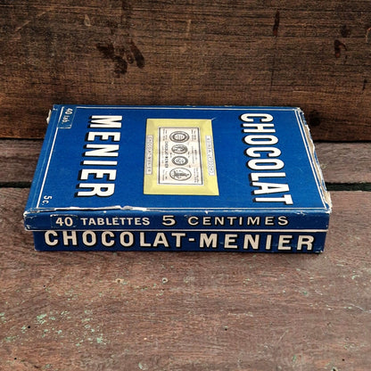 Vintage Menier Chocolate advertising tin - 5 cm bars