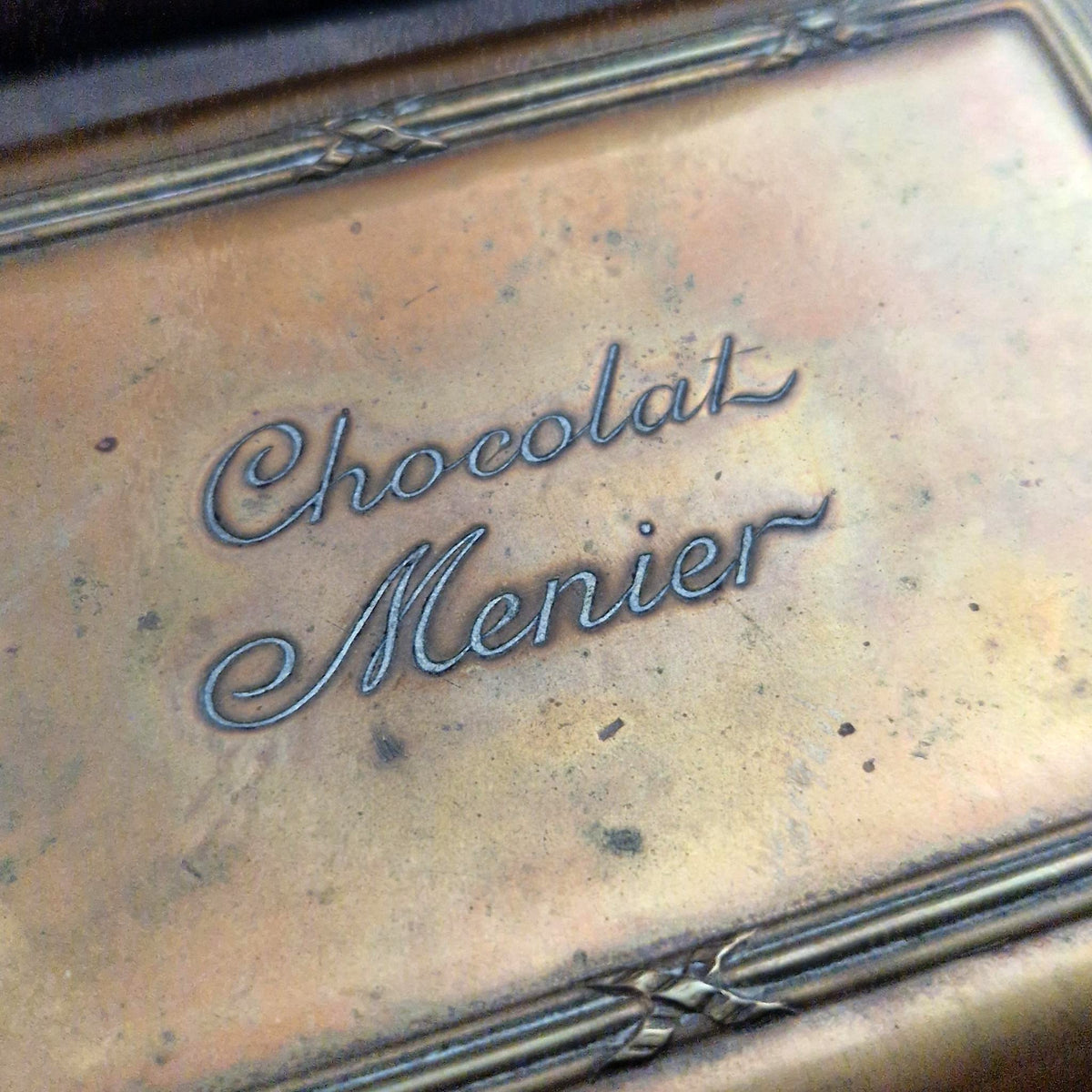 Petit coffret / boite publicitaire Chocolat Menier - Vers 1900