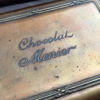 Petit coffret / boite publicitaire Chocolat Menier - Vers 1900