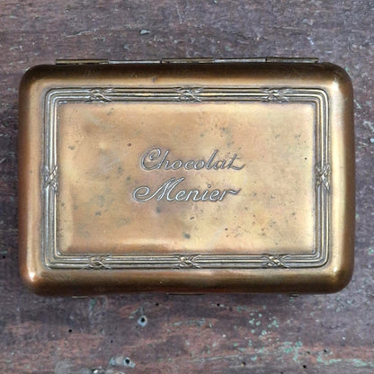 Petit coffret / boite publicitaire Chocolat Menier - Vers 1900