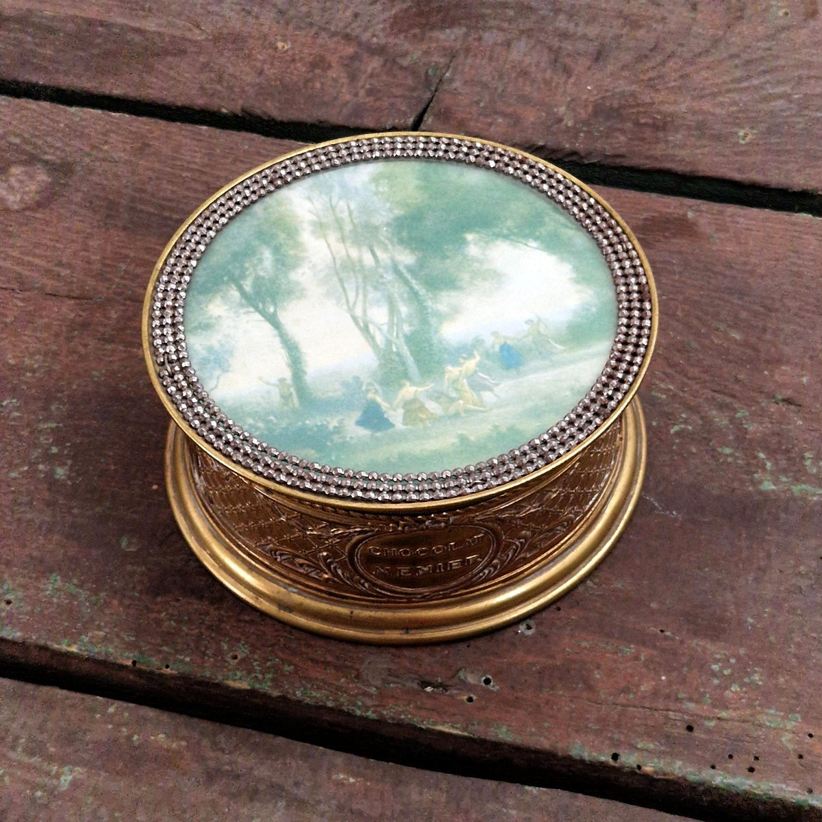 Rare Vintage Menier Chocolate Box - Louis XVI Style