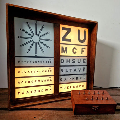 Ancien coffret optométrique