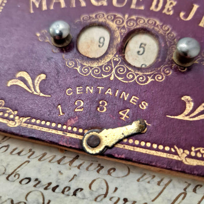 Ancien marque point de jeu