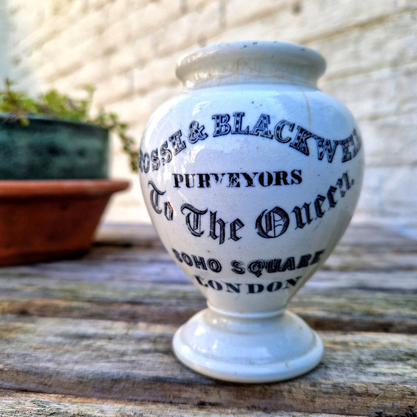 Ancien pot de moutarde crosse blackwell