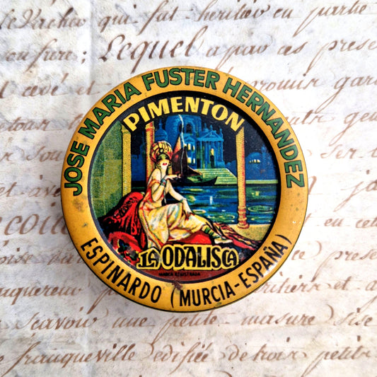 Ancienne boite Pimenton la odalisca