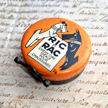 Ancienne boite de cirage RIC et RAC