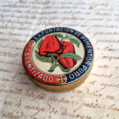 Ancienne boite de piments espagnols