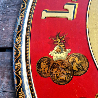 Ancienne plaque publicitaire le francais