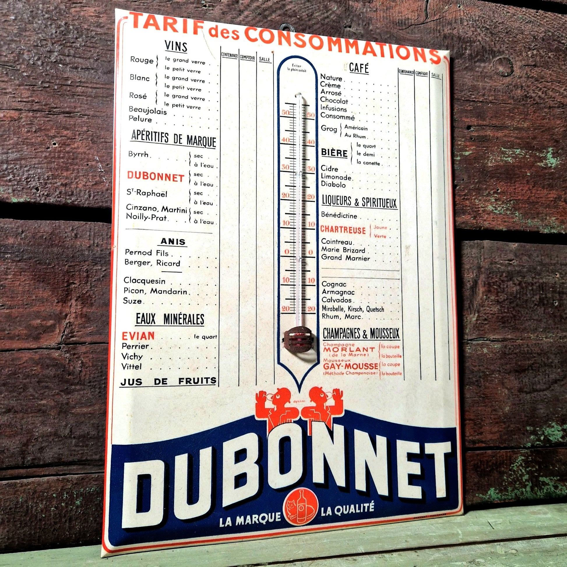 Antique Dubonnet Glacoid Thermometer