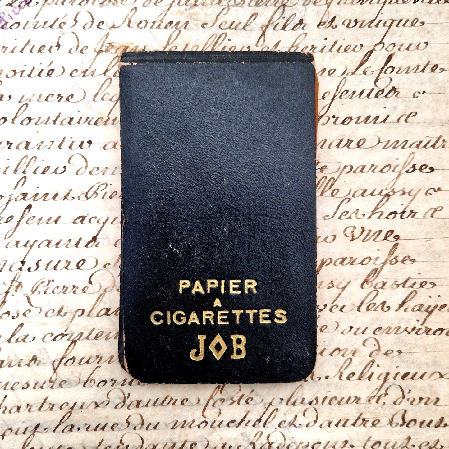 Antique JOB cigarette advertising notepad