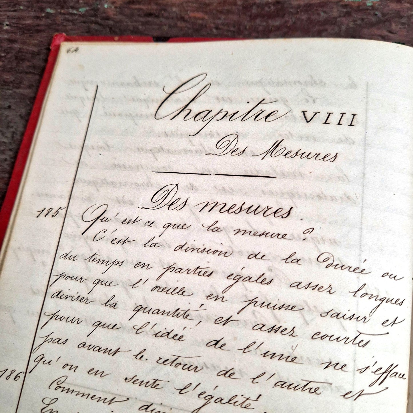 Antique Manuscript Music Notebook