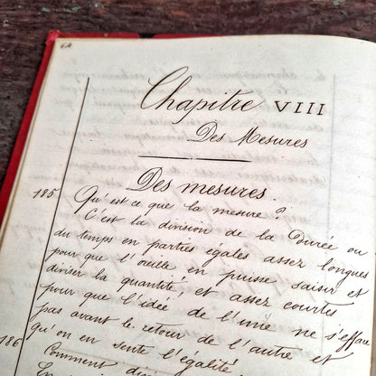 Antique Manuscript Music Notebook