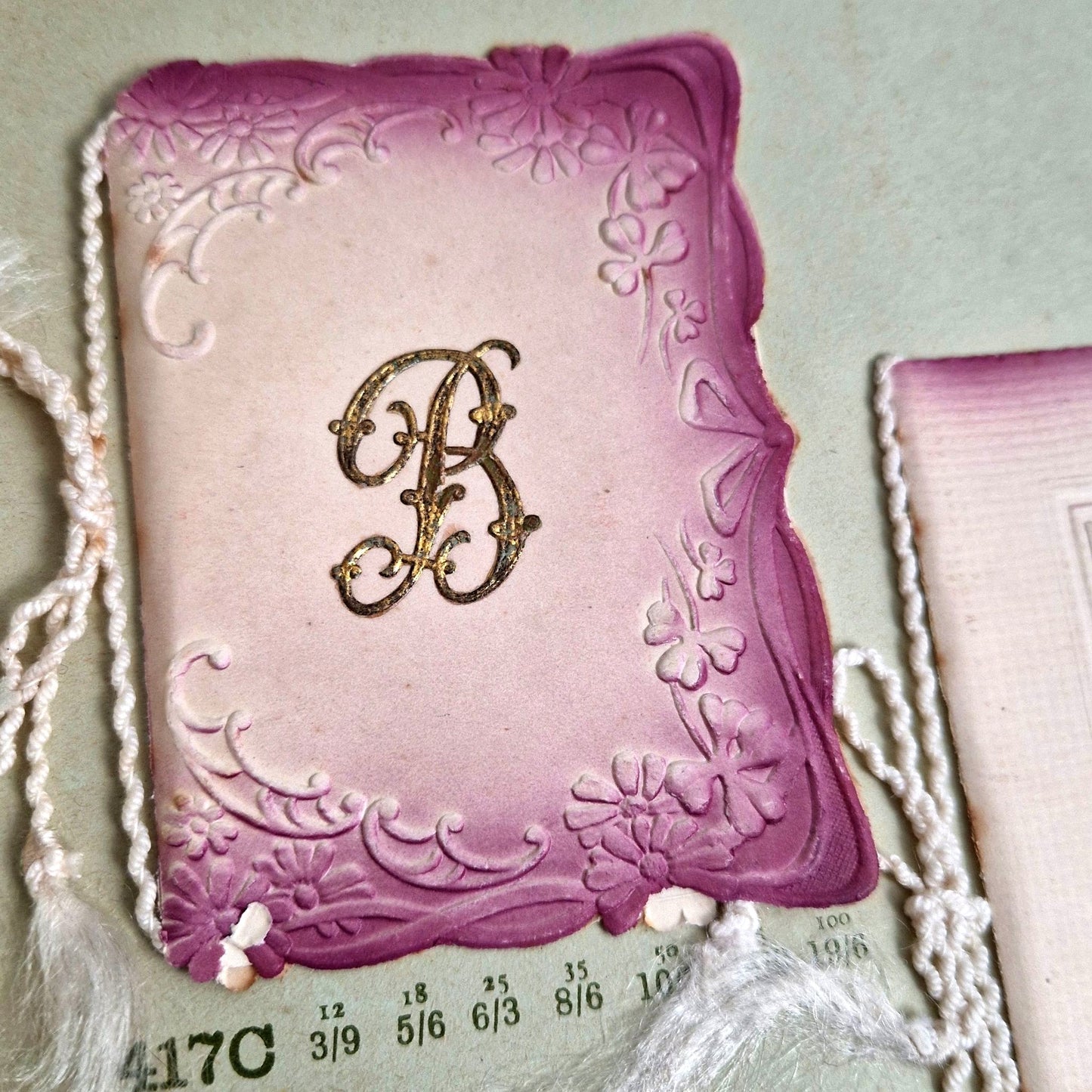 Antique greeting card sample catalog