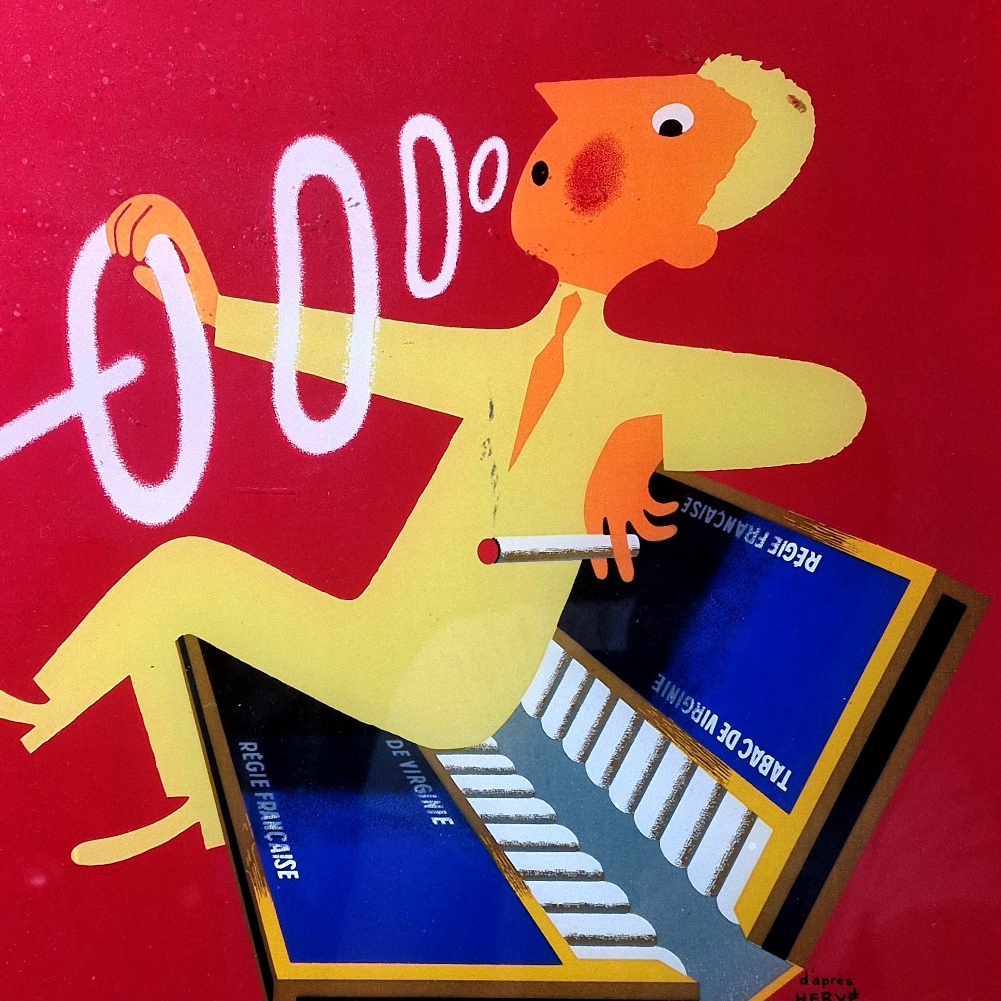 Antique tobacco advertisement Week-End