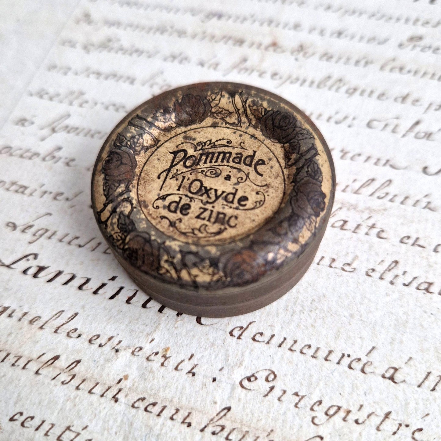 Boite pommade oxyde de zinc