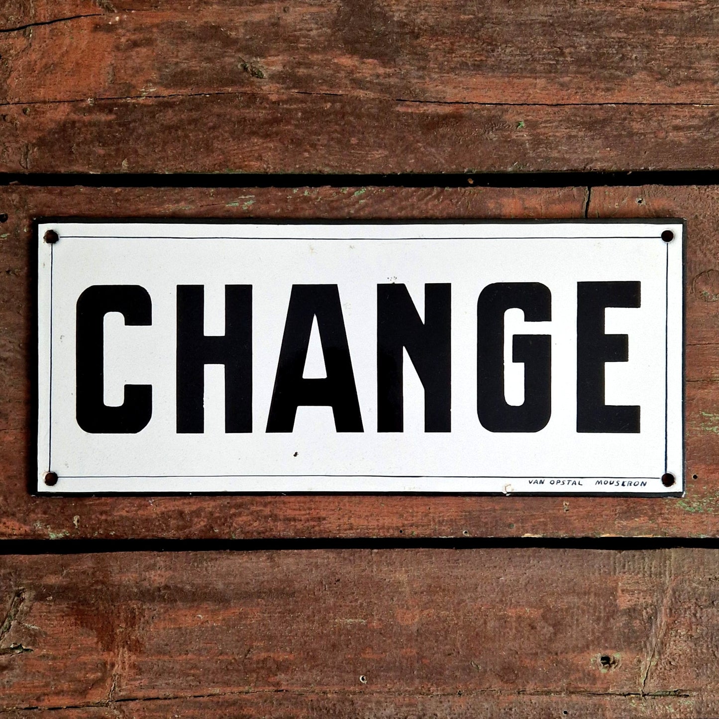 Enamel sign Change utility