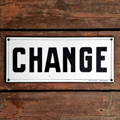 Enamel sign Change utility