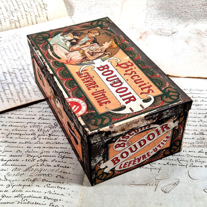 Mucha boite lu art nouveau boudoir