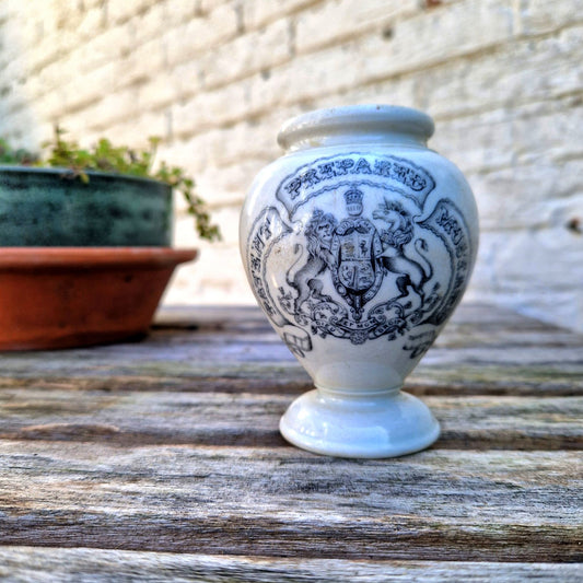 Old crosse blackwell earthenware pot