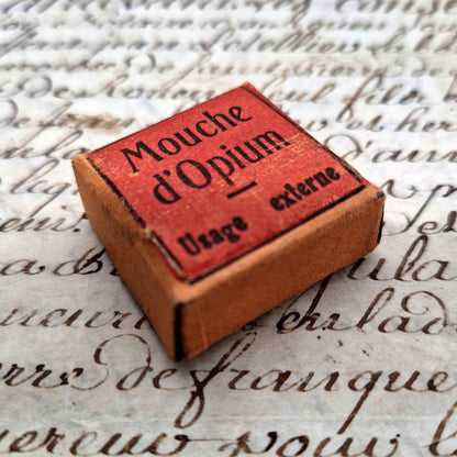 Opium fly pharmacy box