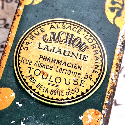 Porte boite d'allumettes pub, Cachou Lajaunie