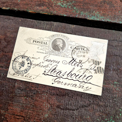 Postal card united states of america