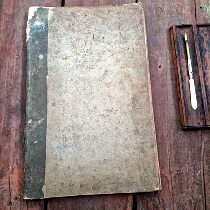 Registre manuscrit Puits de la Grande Combe 1820