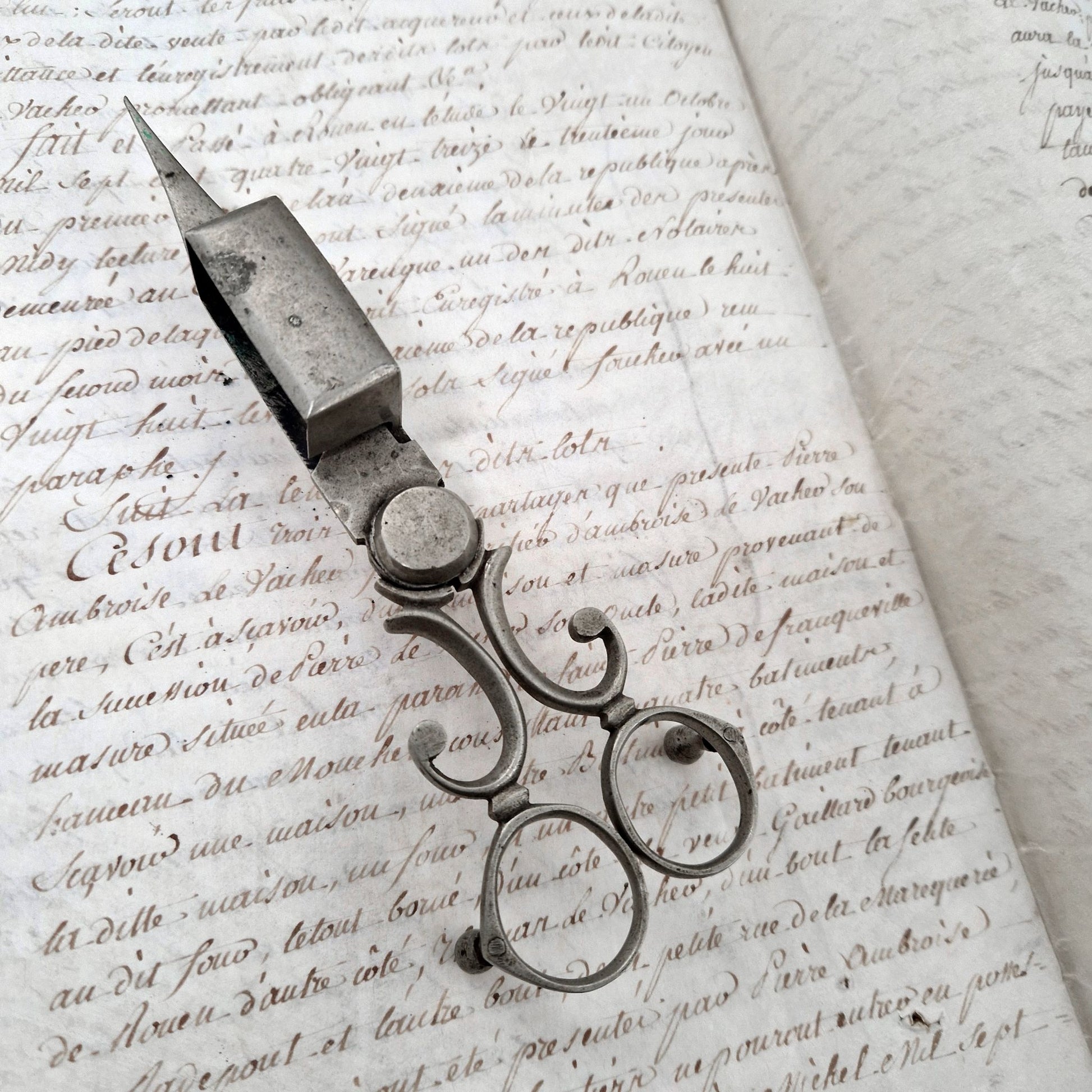 accessoire lumiere XIXe eteignoir