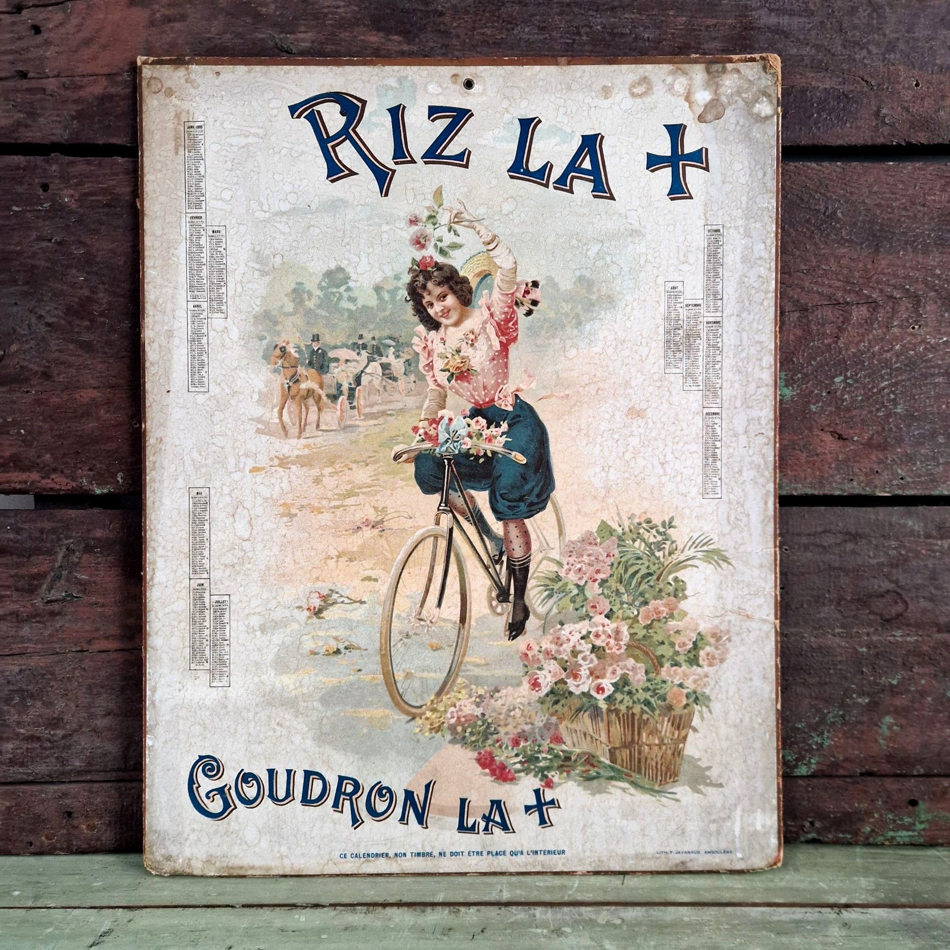 Publicité ancienne riz la plus 1899