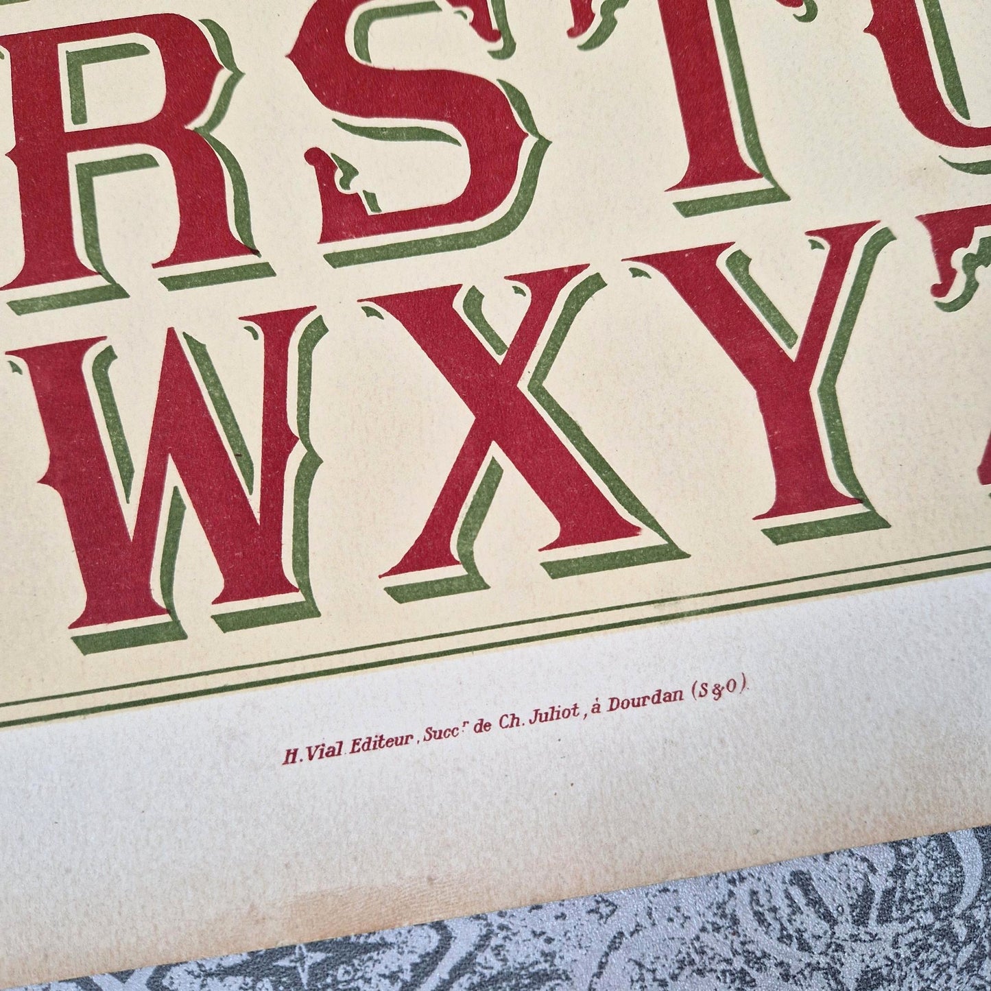 affiche typographique spectacle ancienne