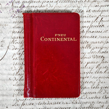 agenda publicitaire pneu continental 1912