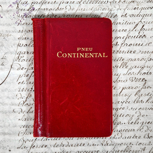 agenda publicitaire pneu continental 1912