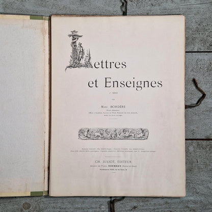 album chromolithographie enseignes 1900 juliot