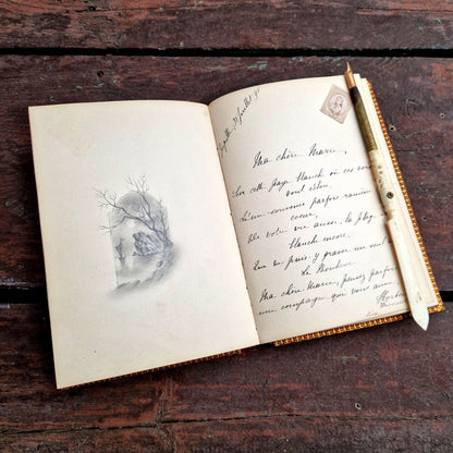 album de dédicaces femmes fin 19e