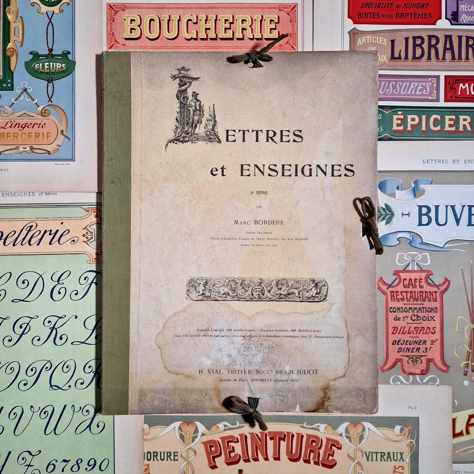 album exemples enseignes anciennes