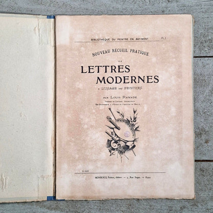 album peintre en lettres ramade