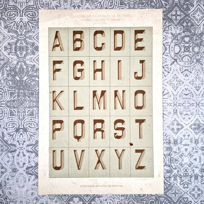 alphabet egyptien grave typographie botzum