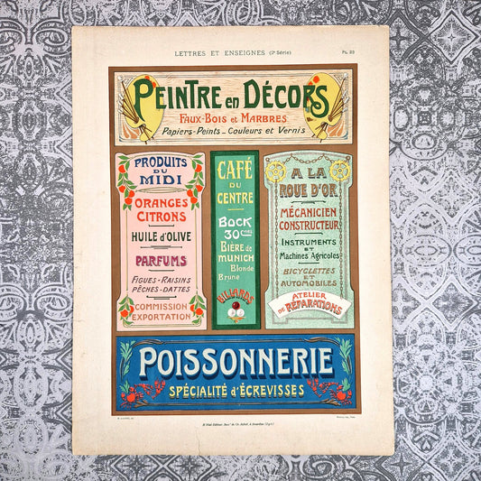 alphabet peintre en décors