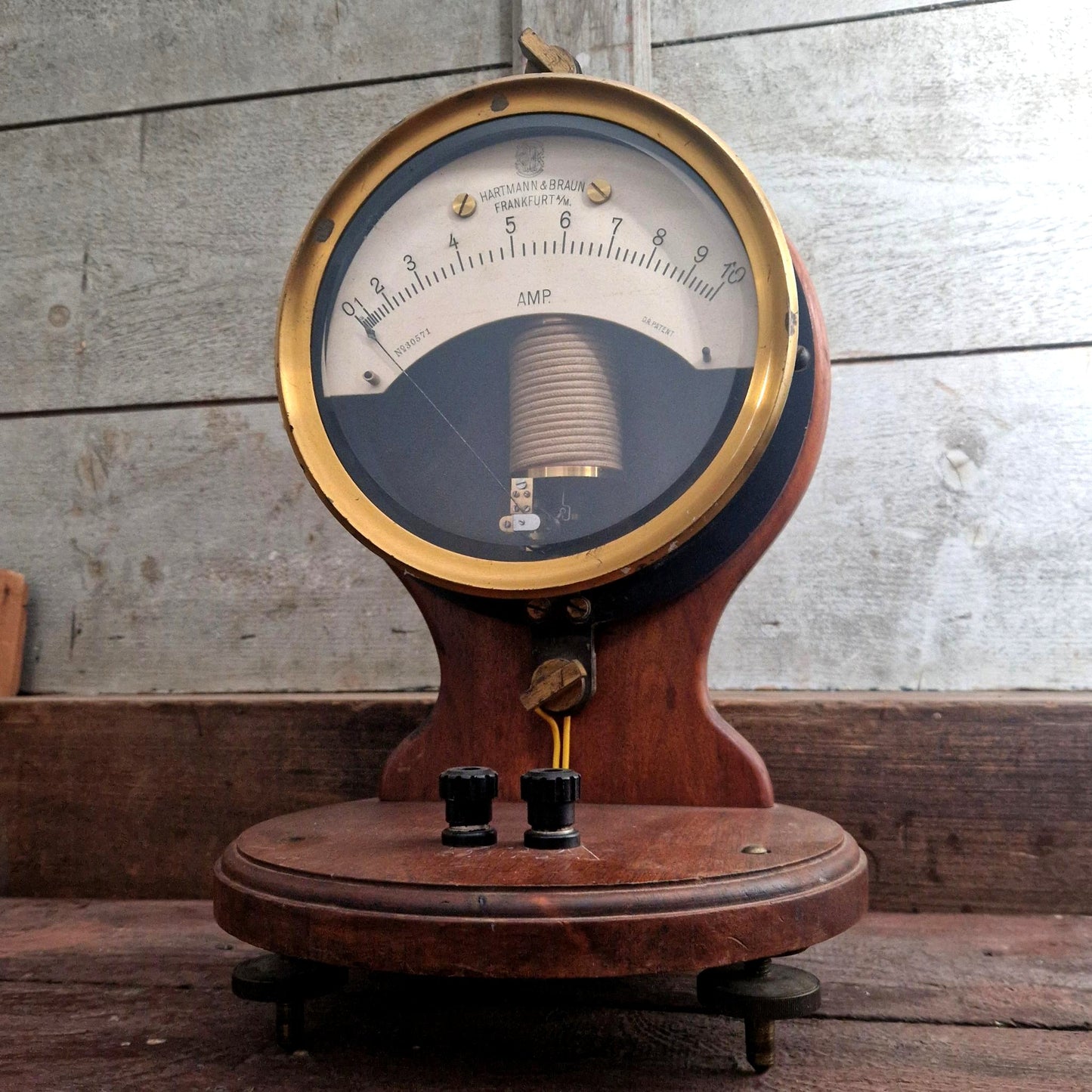 amperemetre ancien hartmann braun