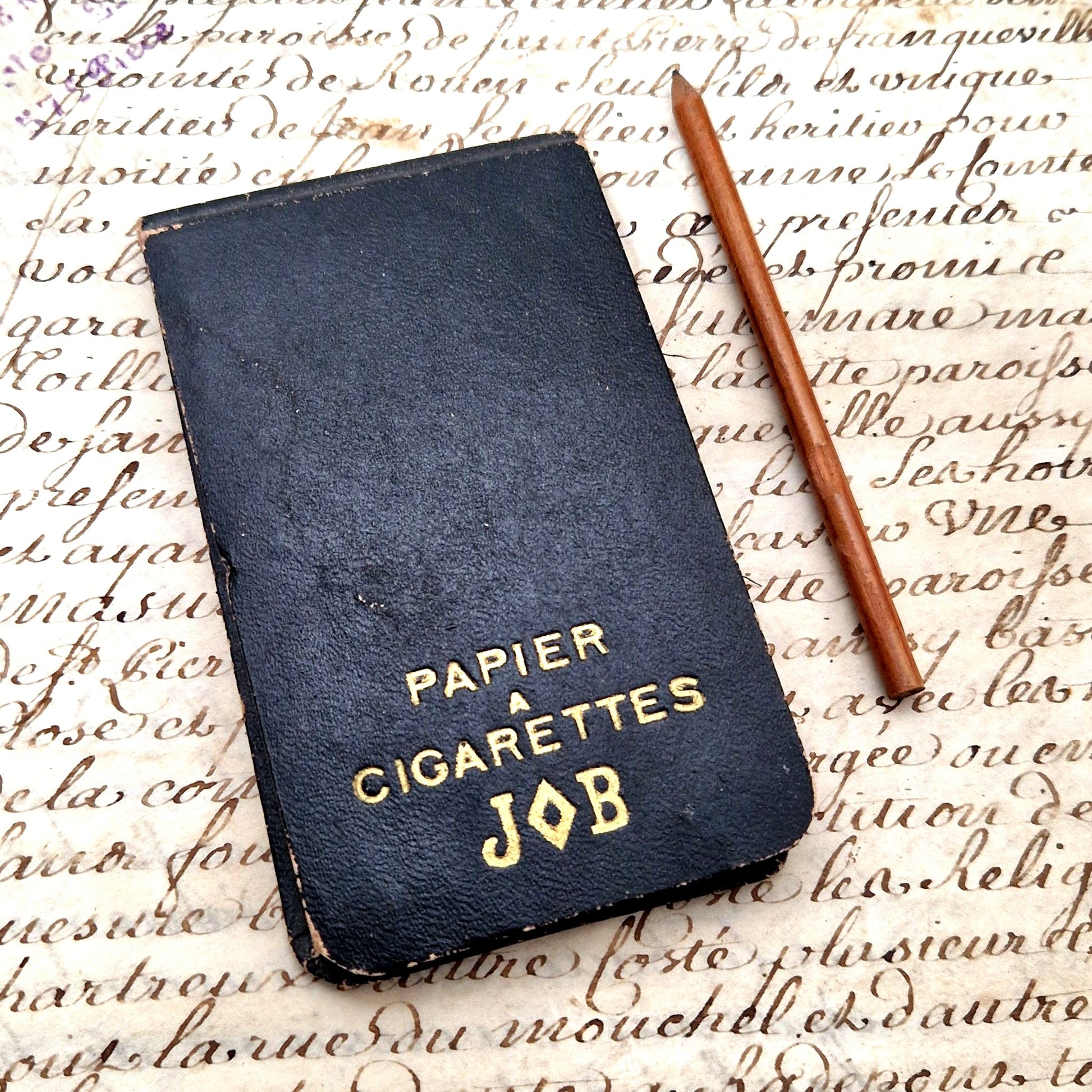 ancien carnet note publicitaire JOB