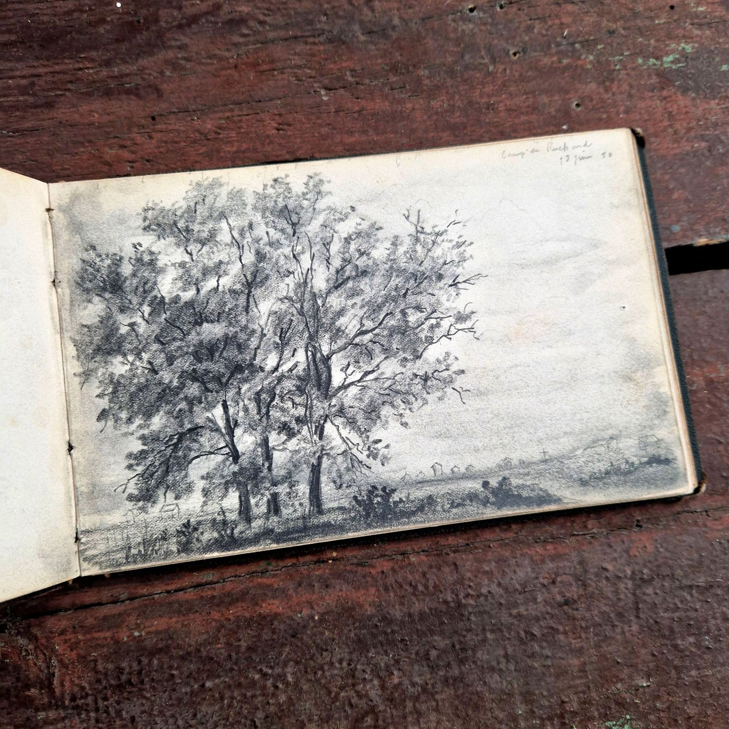 ancien carnet poesies manuscrit 1880