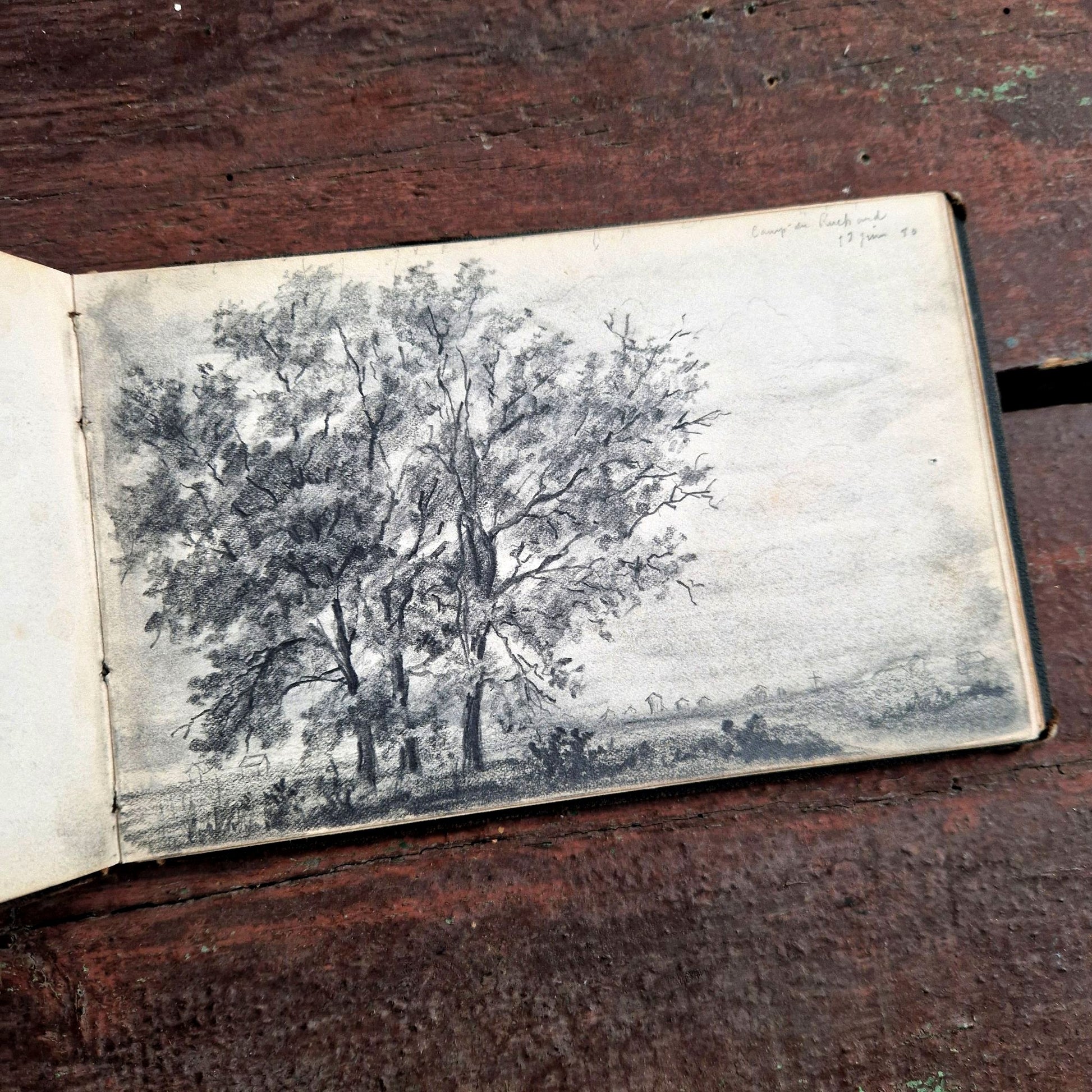 ancien carnet poesies manuscrit 1880