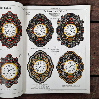 ancien catalogue barometres horloges
