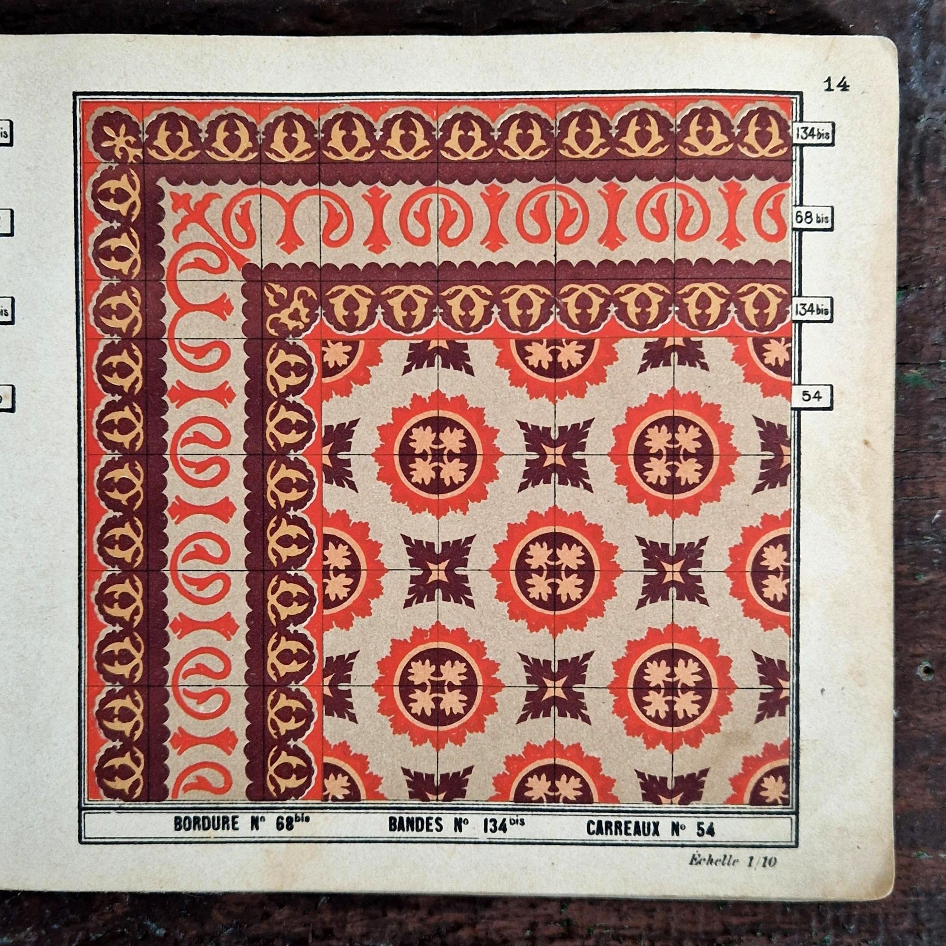 ancien catalogue carrelage mosaiques avignon